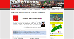 Desktop Screenshot of feuerwehr-schkeuditz.de